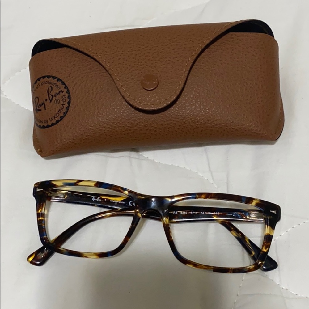Ray Ban blue Tortoise Glasses Frame